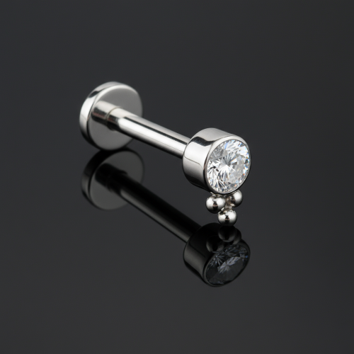 Przejdź do produktu Labret Triangle Balls  Spark z tytanu ASTM F-136  