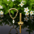 Labret Hidden Helix Gold Chain Dangle z tytanu ASTM F-136