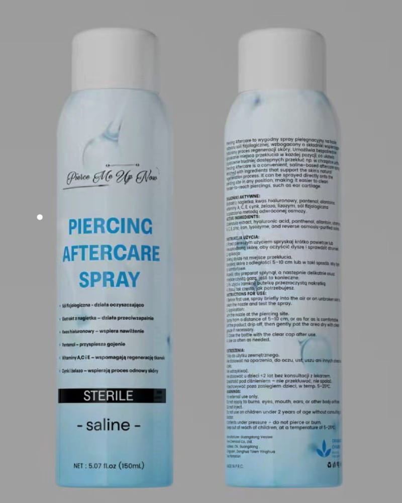 Profesjonalny spray do higieny i pielęgnacji piercingu